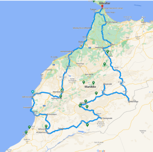 begeleide camper reis Marokko